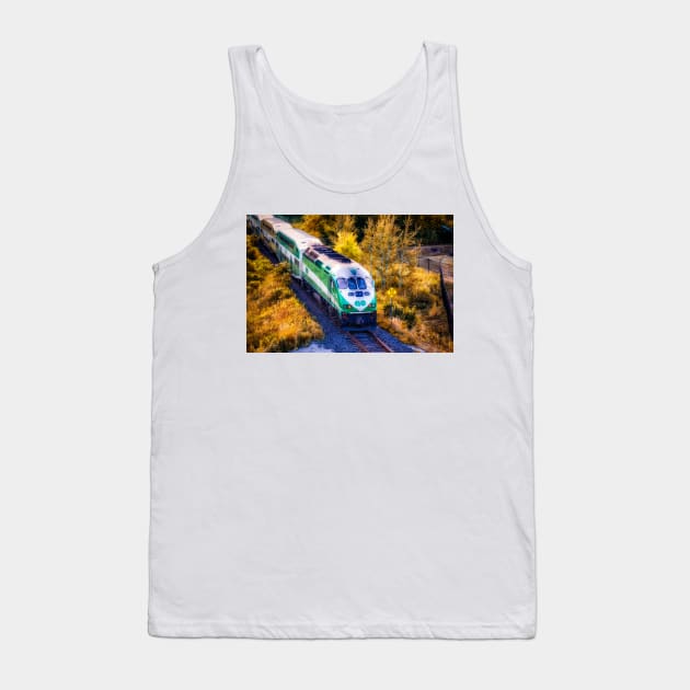 Go Train On Tracks 2 Tank Top by Robert Alsop